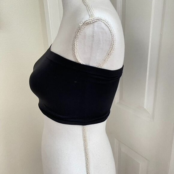 Frenchi 2 Pack Bandeaus Black Taupe Sz S/M - Picture 6 of 7